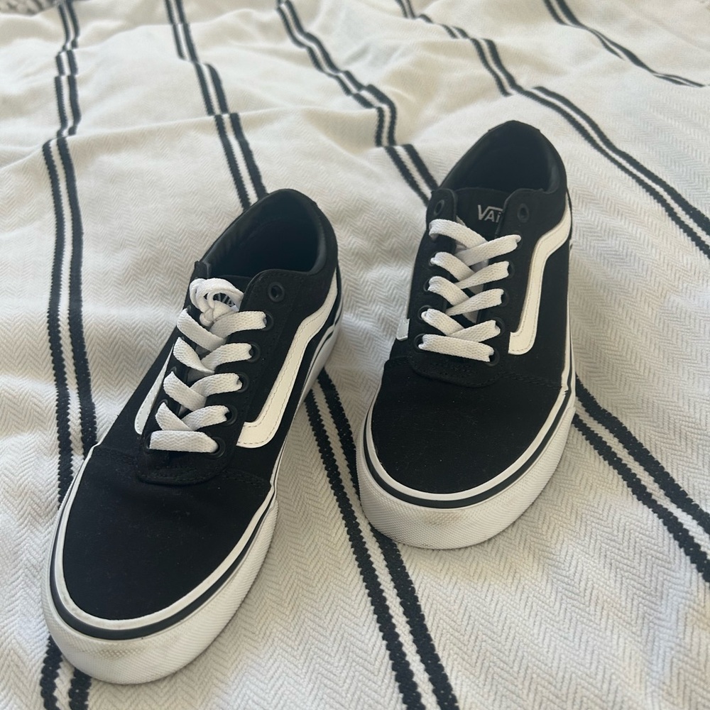 Vans Classic Black and White Sneakers